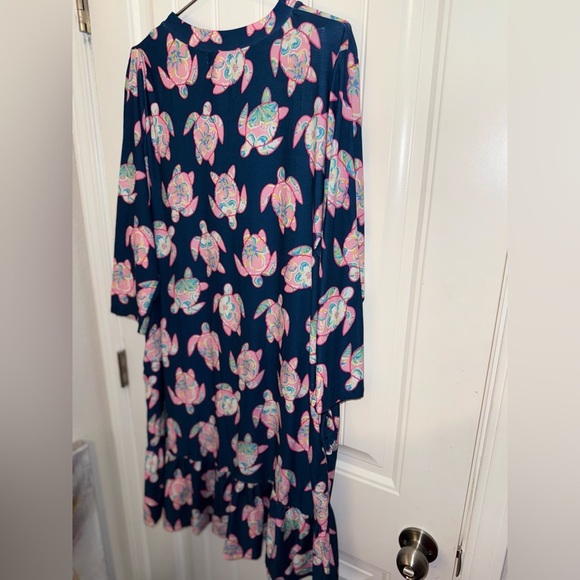 Simply Southern Blue and Pink Mini Dress - Picture 3 of 8